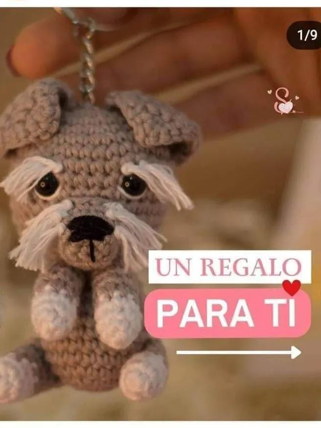 Tutorial Amigurumi Mini Schnauzer en Español con Materiales y Pasos