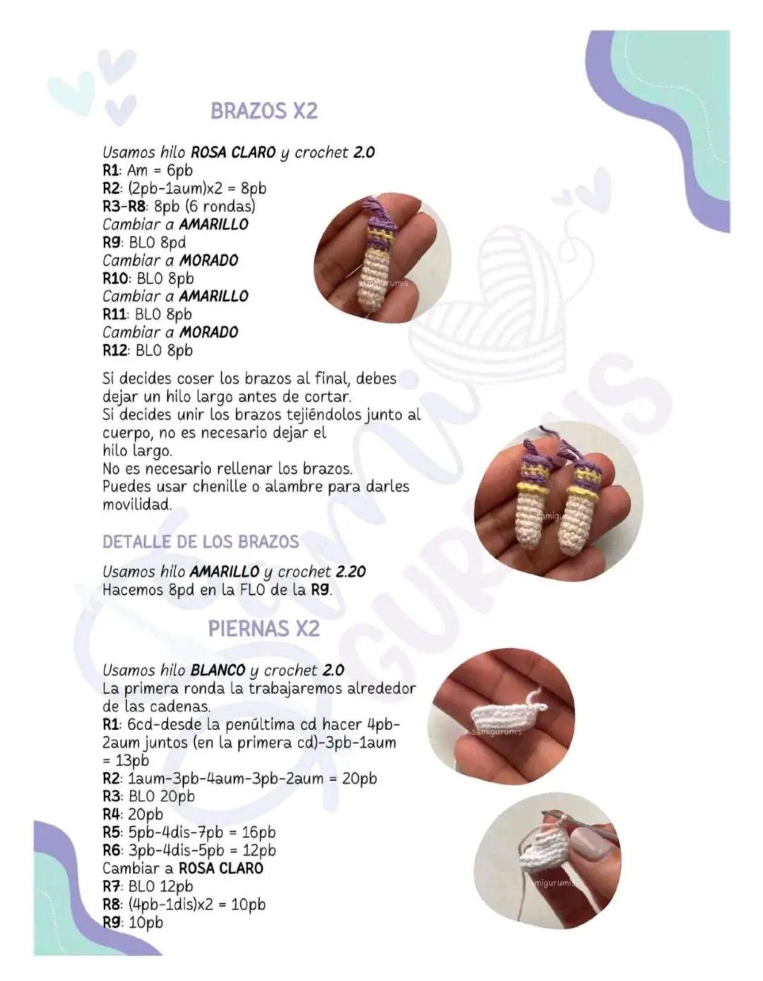 Tutorial Amigurumi: Muñeca con Unicornio