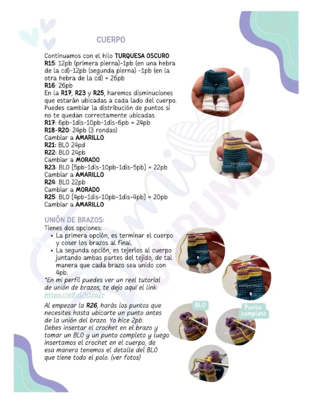 Tutorial Amigurumi: Muñeca con Unicornio