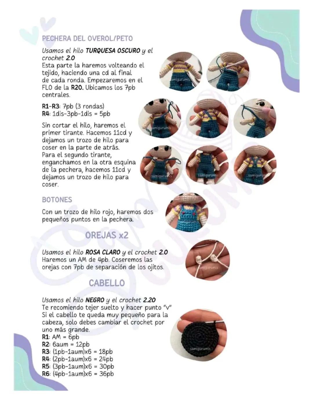 Tutorial Amigurumi: Muñeca con Unicornio