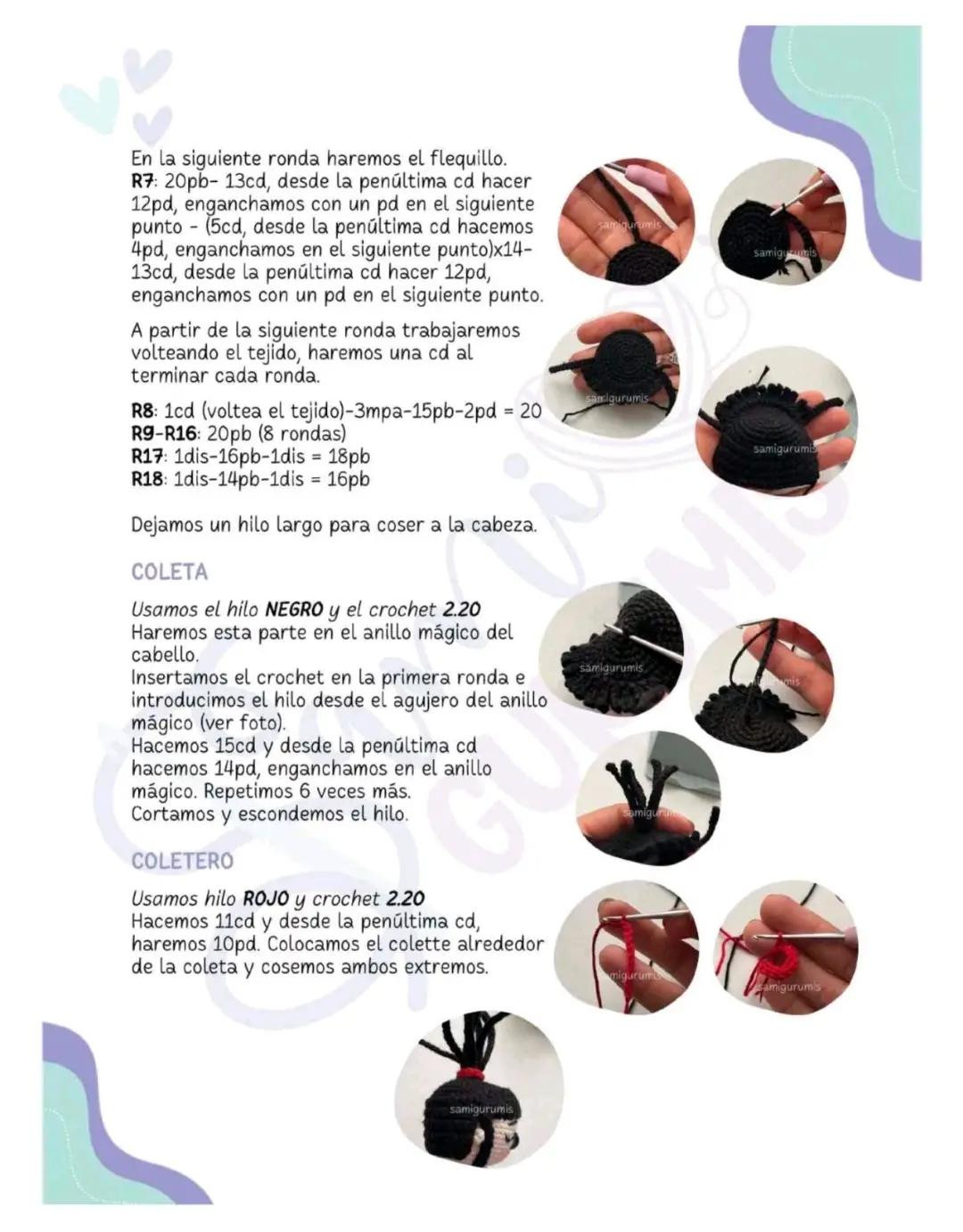 Tutorial Amigurumi: Muñeca con Unicornio