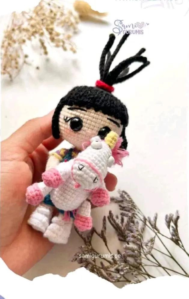 Tutorial Amigurumi: Muñeca con Unicornio