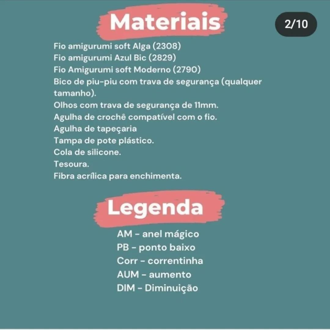 Tutorial Amigurumi Nilo: Porta-trecos Anil Azul