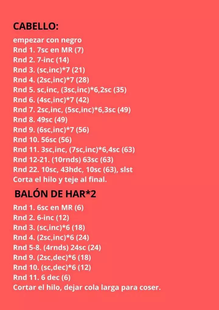 Tutorial Amigurumi Pucca Doll Pattern