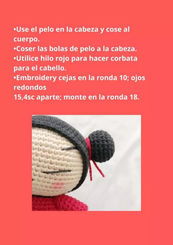 Tutorial Amigurumi Pucca Doll Pattern