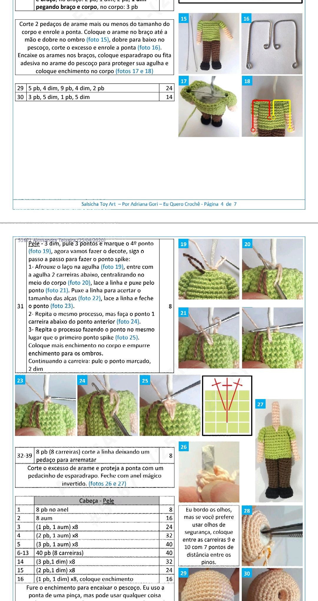 Tutorial Amigurumi Scooby-Doo Móc Len Chi Tiết