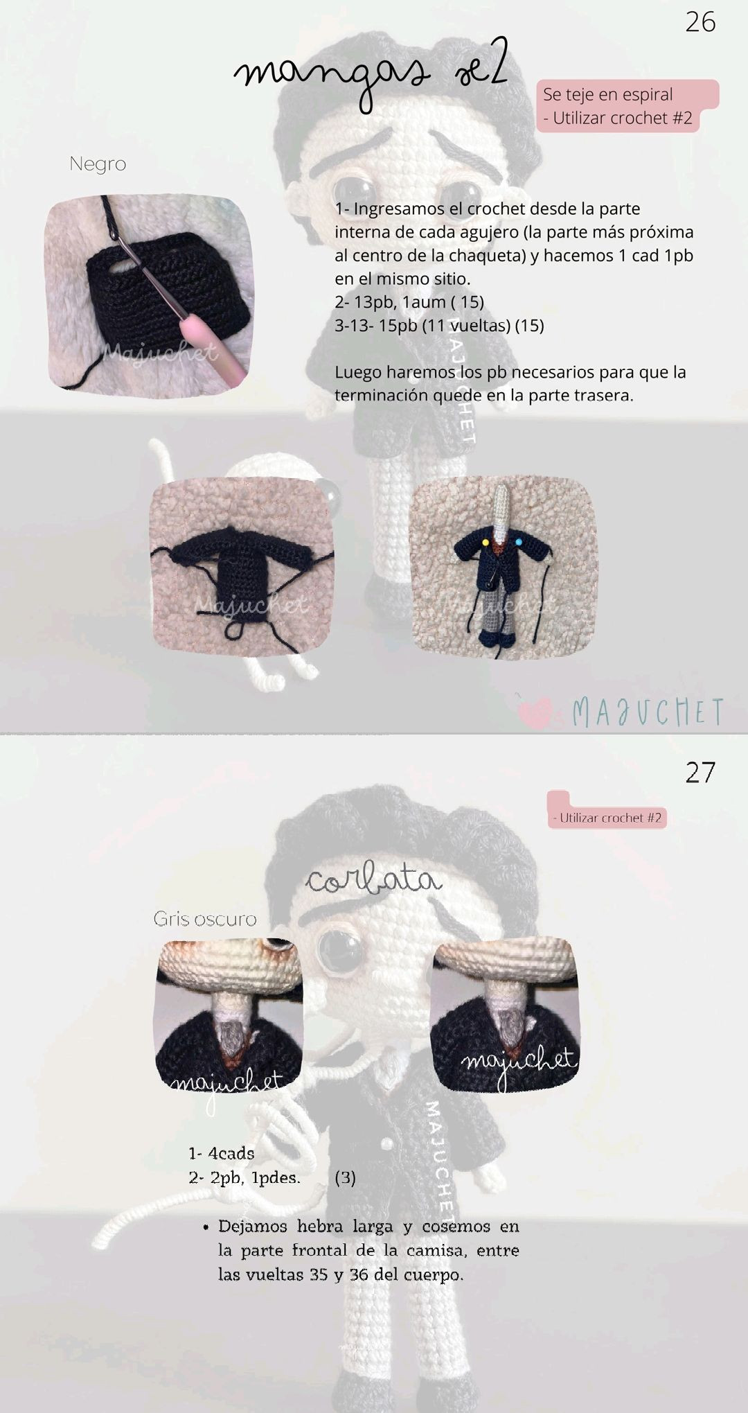 Tutorial Amigurumi Victor El Cadáver de la Novia