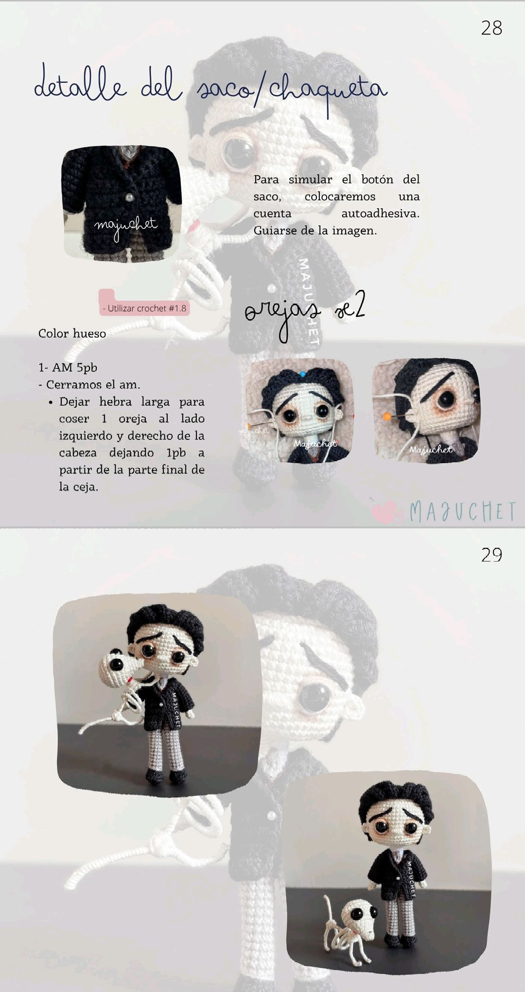 Tutorial Amigurumi Victor El Cadáver de la Novia