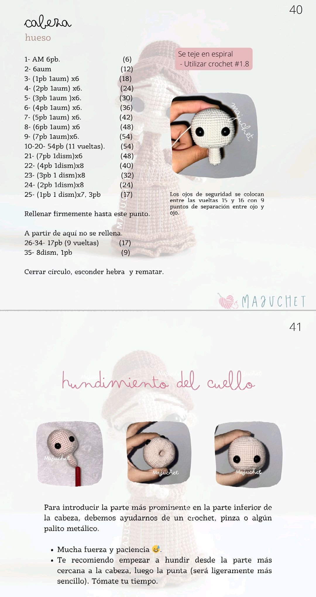 Tutorial Amigurumi Victor El Cadáver de la Novia