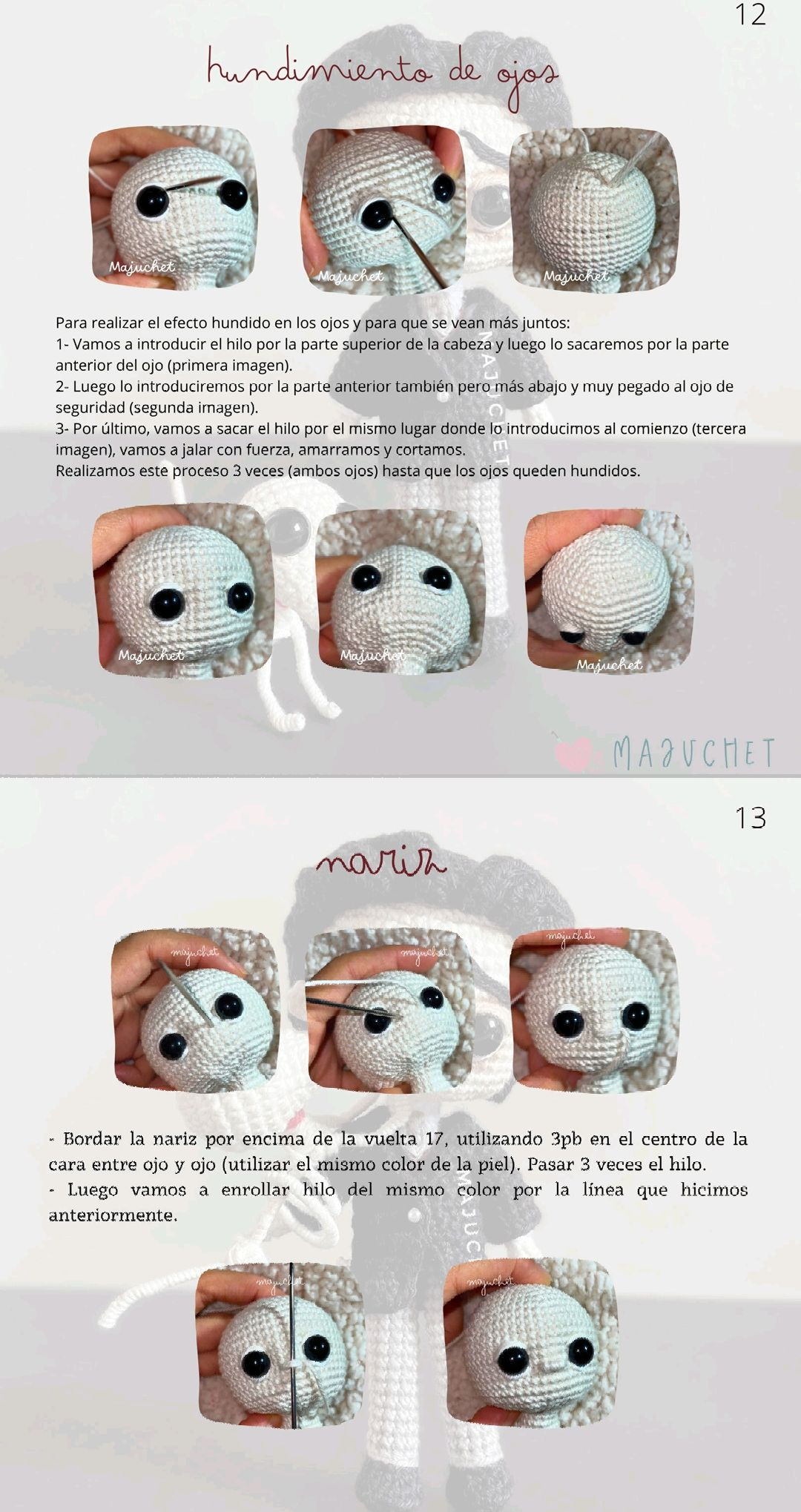 Tutorial Amigurumi Victor El Cadáver de la Novia