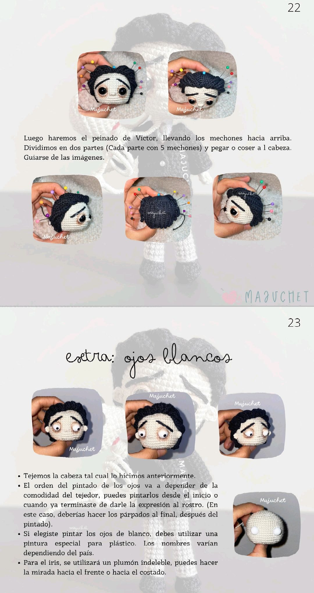 Tutorial Amigurumi Victor El Cadáver de la Novia