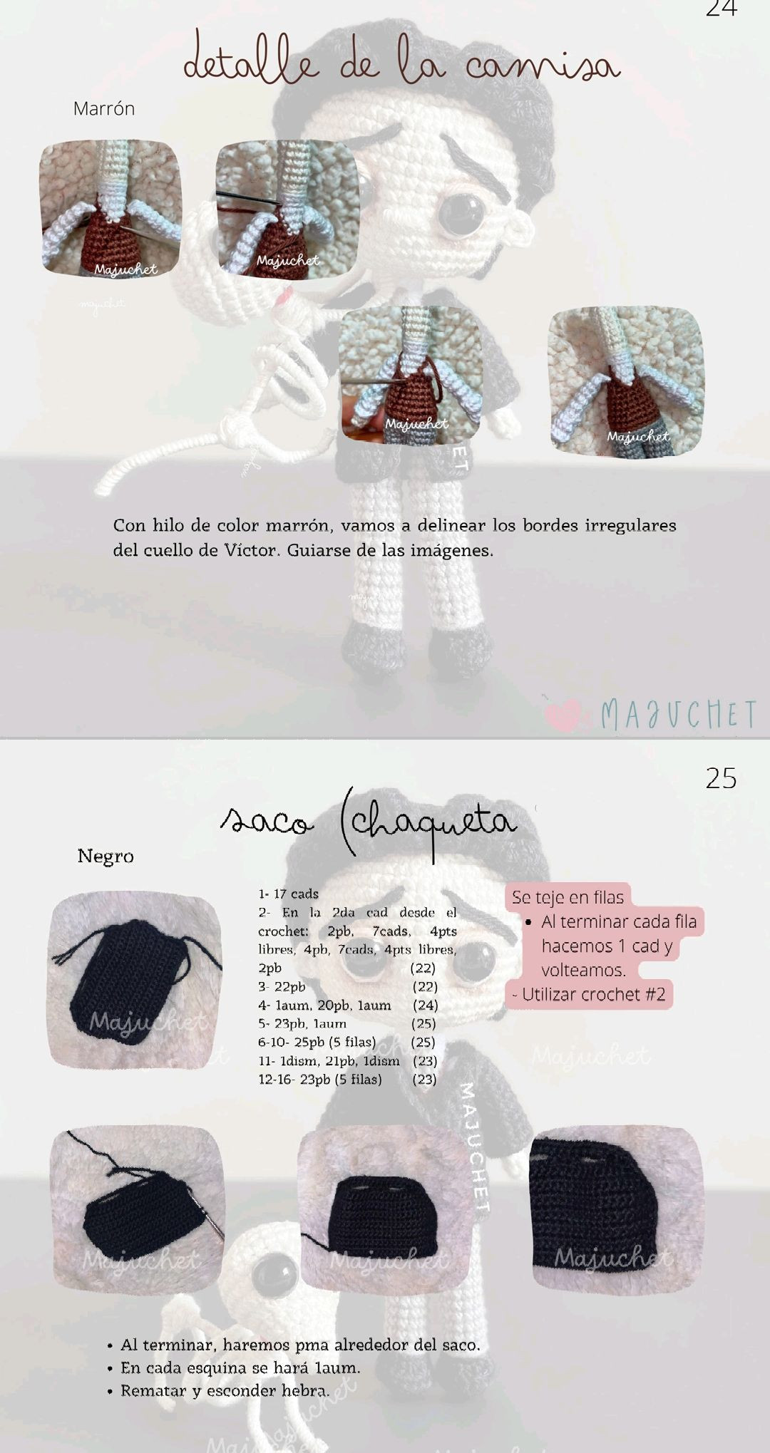 Tutorial Amigurumi Victor El Cadáver de la Novia