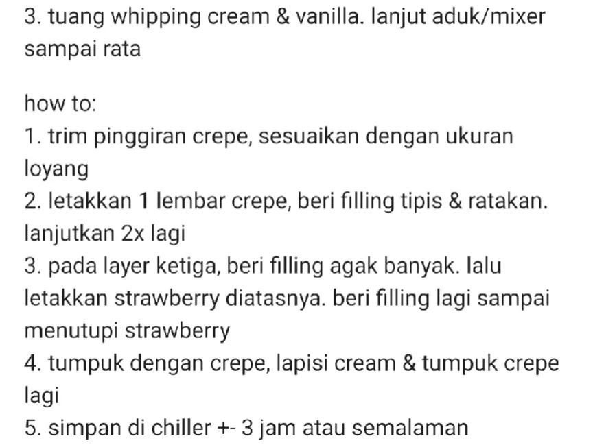 Tutorial Bánh Kếp Dâu (Strawberry Crepe Cake) Phong Cách Hàn Quốc