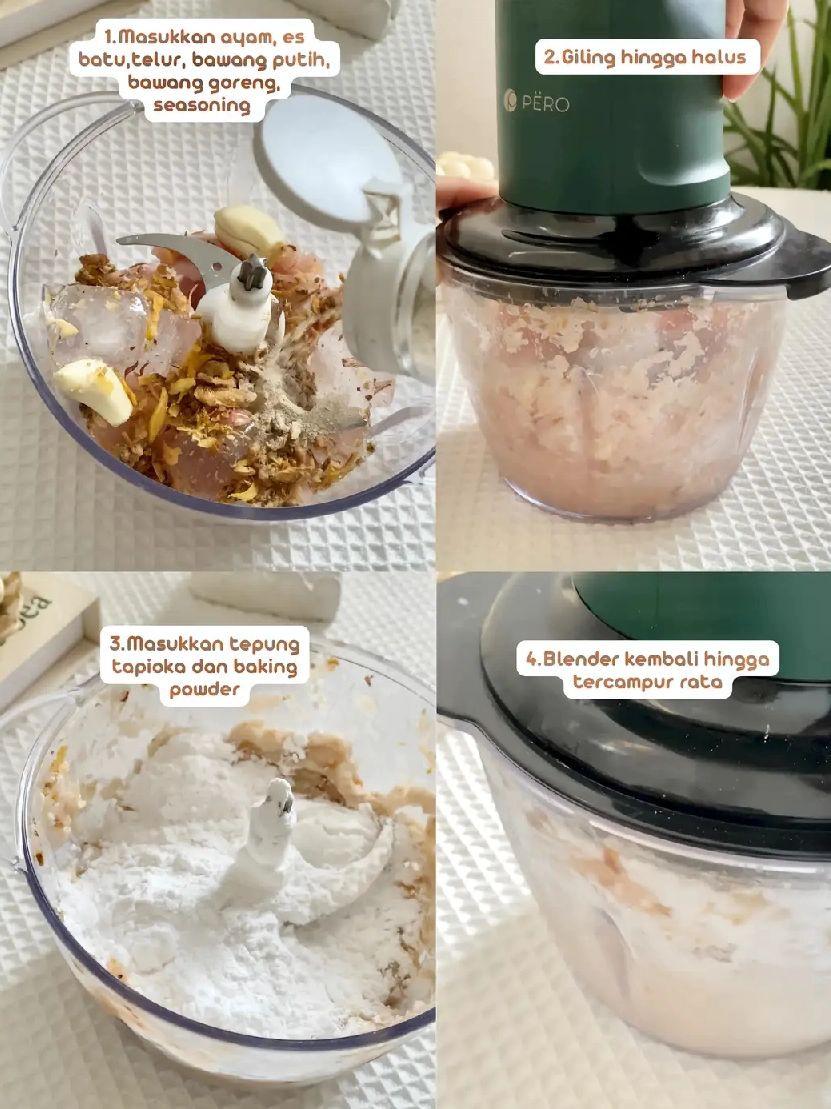 Tutorial Cách Làm Bakso Goreng Mekaar (Bakso Hoa) Giòn Rụm, Công Thức Chi Tiết