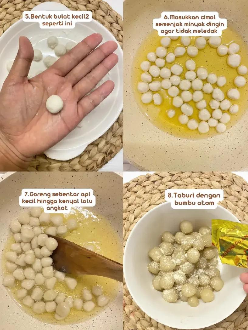 Tutorial Cách Làm Cimol Bojot Pedas: Món Snack Bỏng Giòn Từ Bột Tapioca