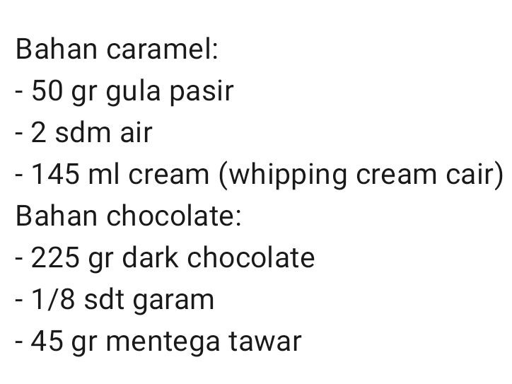 Tutorial Caramel Chocolate Garam Manis Lembut