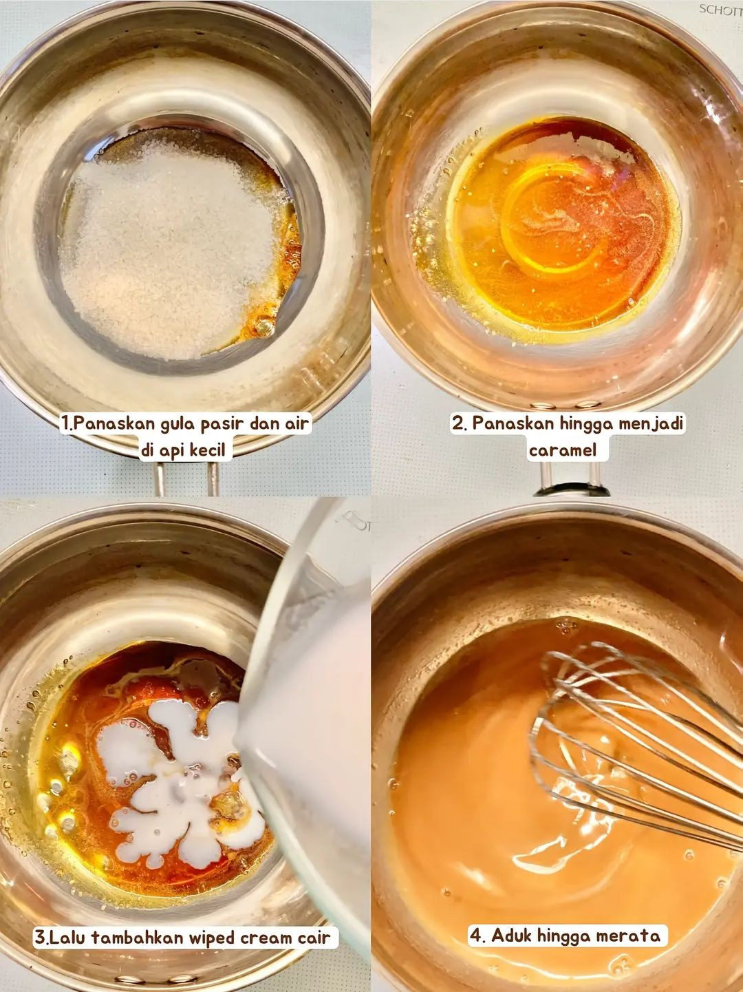 Tutorial Caramel Chocolate Garam Manis Lembut