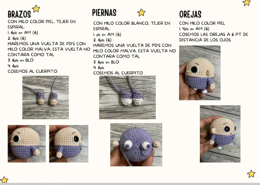 Tutorial Crochet Amigurumi Baby Doll with Crown and Wings