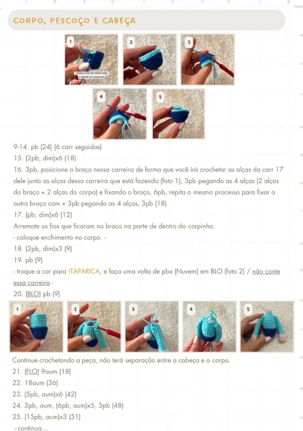 Tutorial Crochet Amigurumi Búp bê Anna Frozen