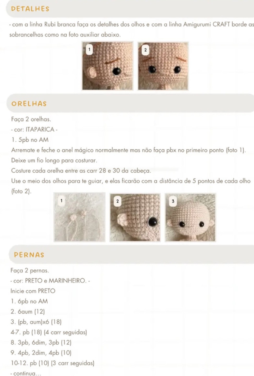 Tutorial Crochet Amigurumi Búp bê Anna Frozen