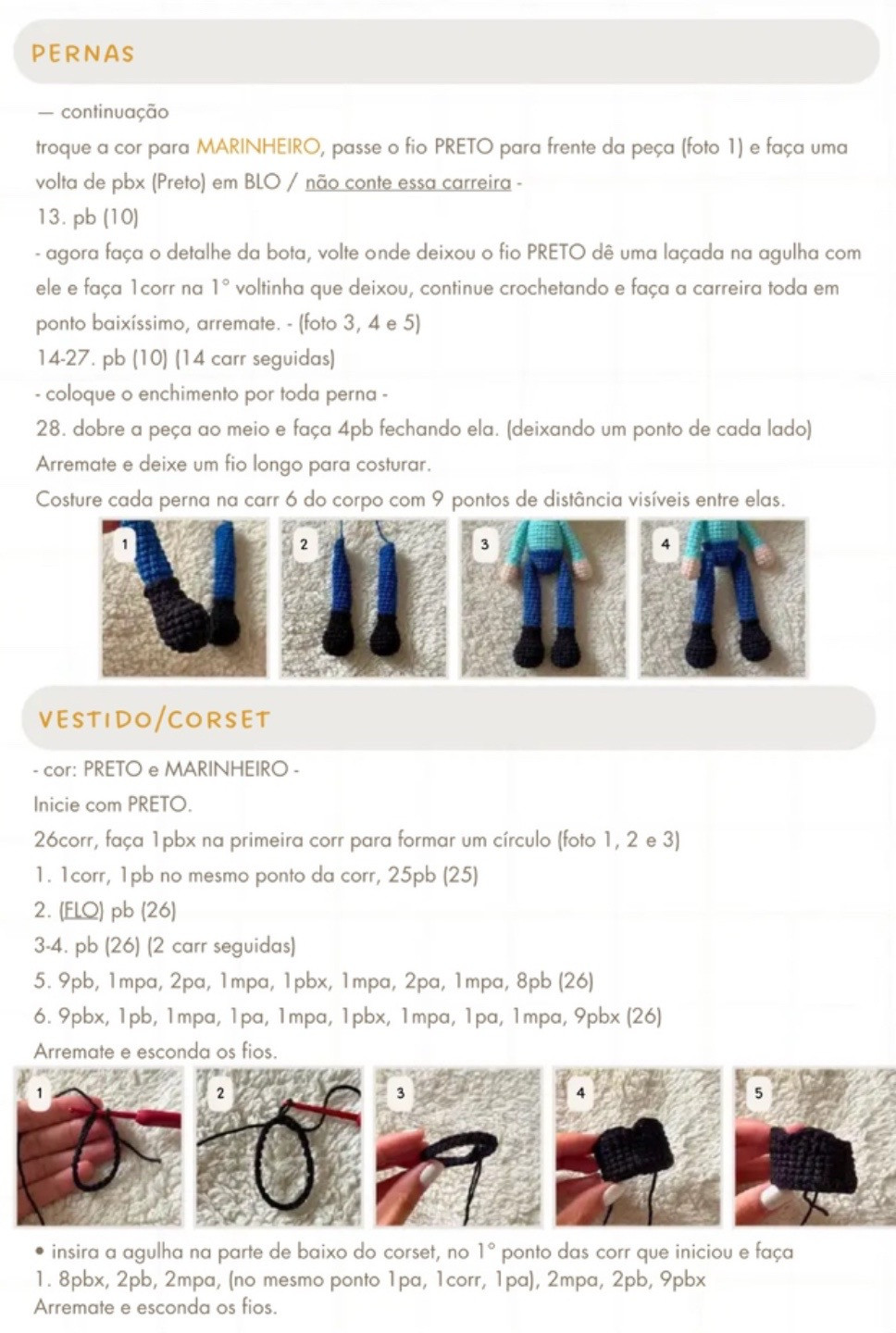 Tutorial Crochet Amigurumi Búp bê Anna Frozen