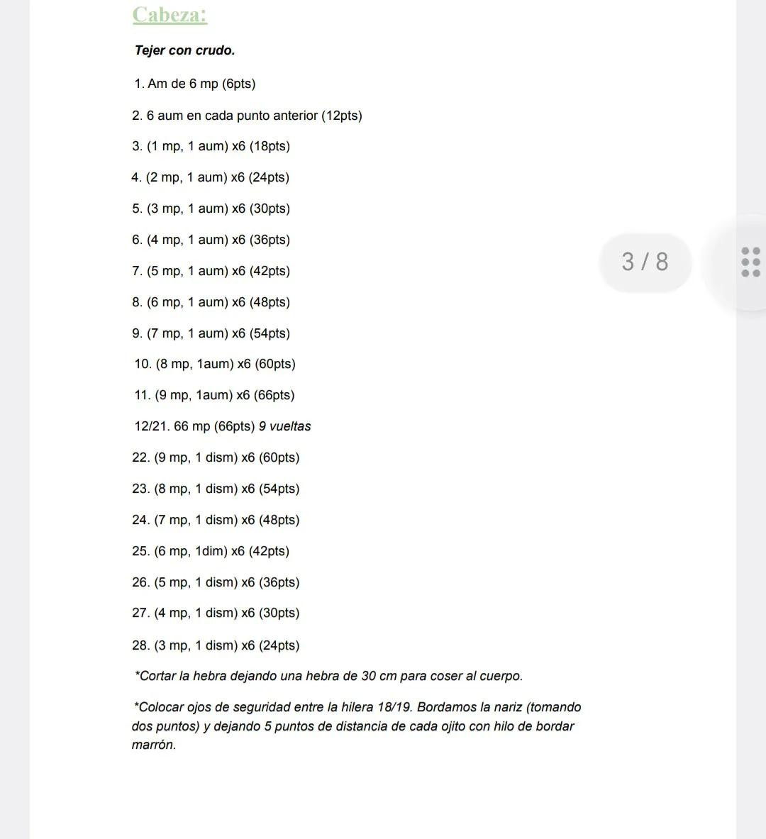 Tutorial crochet amigurumi Conejo con Jardinero