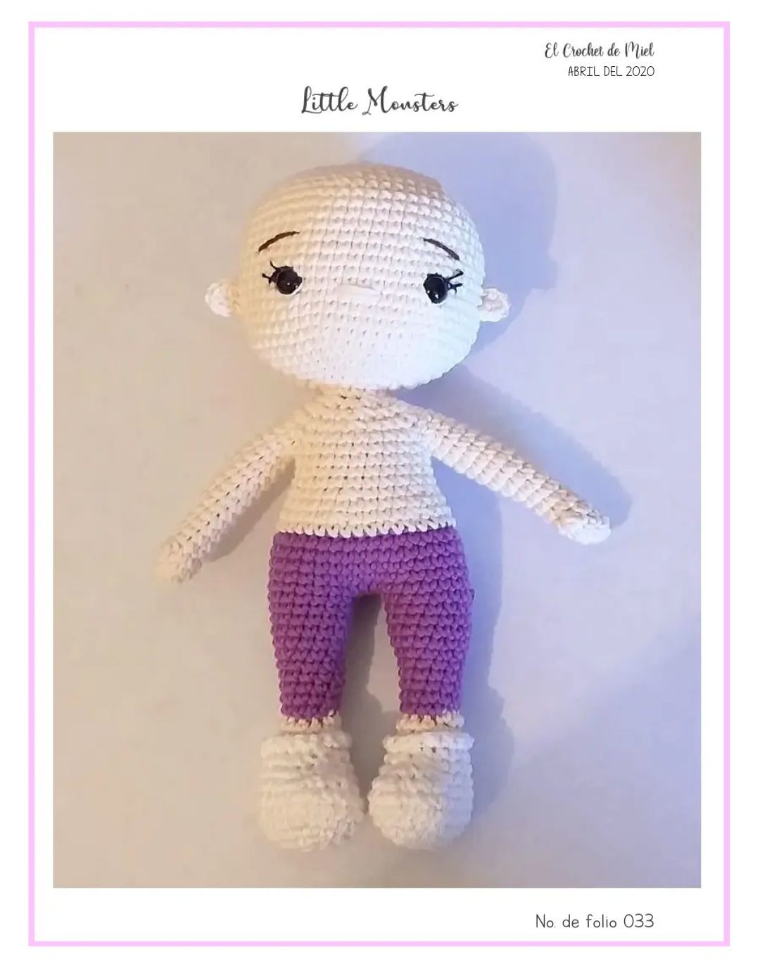 Tutorial Crochet Amigurumi Little Monsters: Búp bê và quái vật nhỏ dễ thương