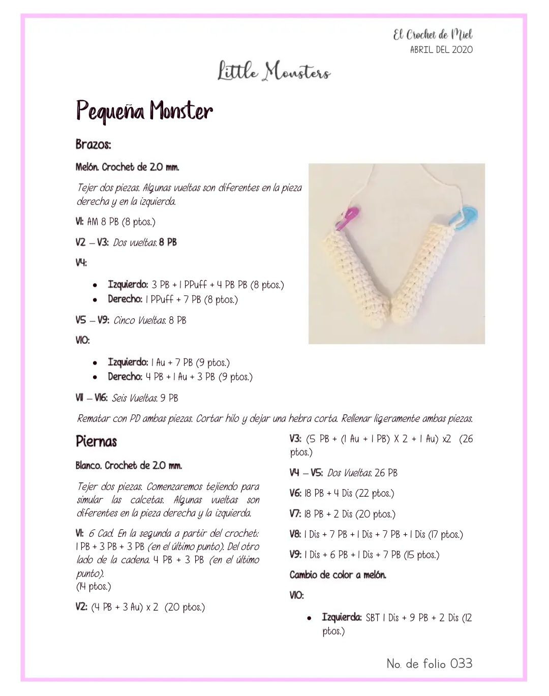 Tutorial Crochet Amigurumi Little Monsters: Búp bê và quái vật nhỏ dễ thương