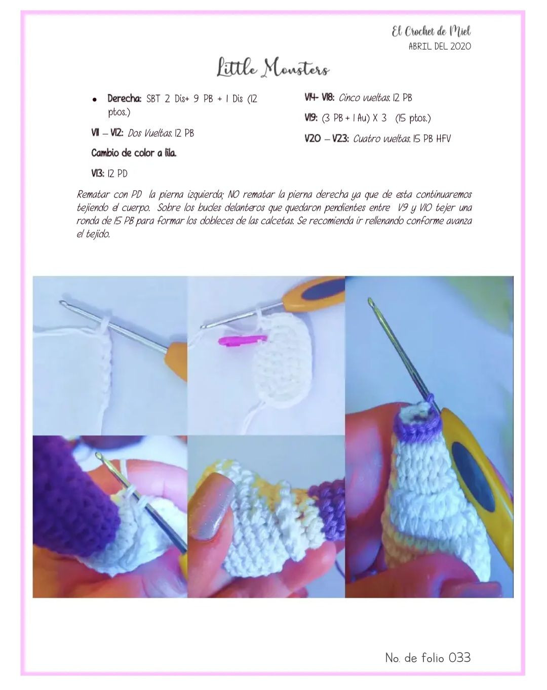 Tutorial Crochet Amigurumi Little Monsters: Búp bê và quái vật nhỏ dễ thương