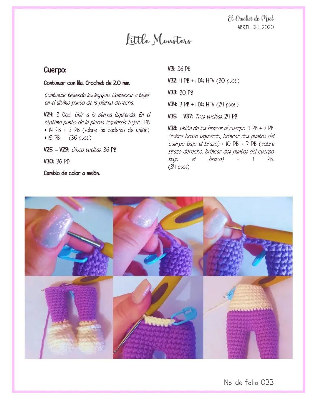 Tutorial Crochet Amigurumi Little Monsters: Búp bê và quái vật nhỏ dễ thương