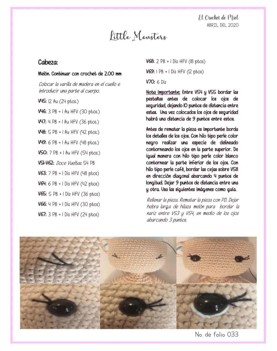 Tutorial Crochet Amigurumi Little Monsters: Búp bê và quái vật nhỏ dễ thương