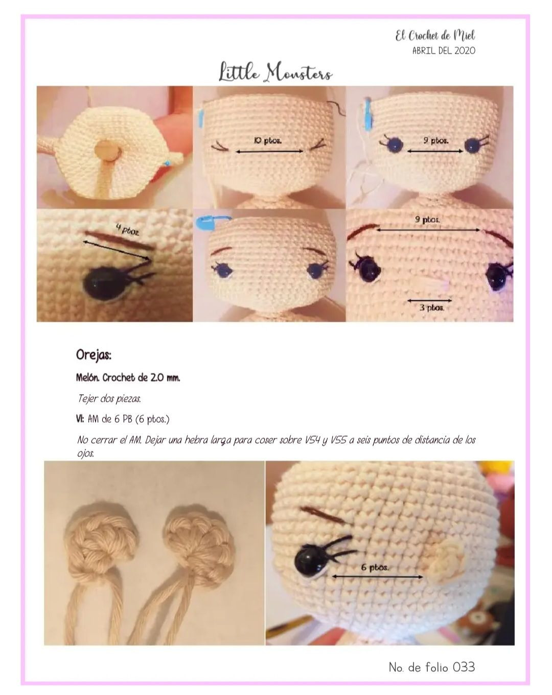 Tutorial Crochet Amigurumi Little Monsters: Búp bê và quái vật nhỏ dễ thương