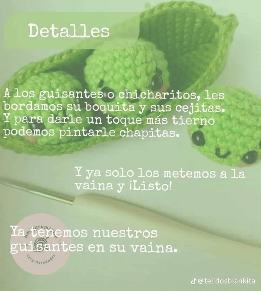 Tutorial Crochet Amigurumi Peas in a Pod Pattern