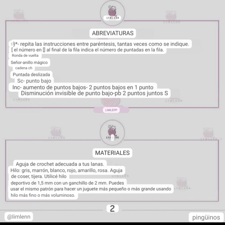 Tutorial Crochet Amigurumi Penguin Doll Pattern