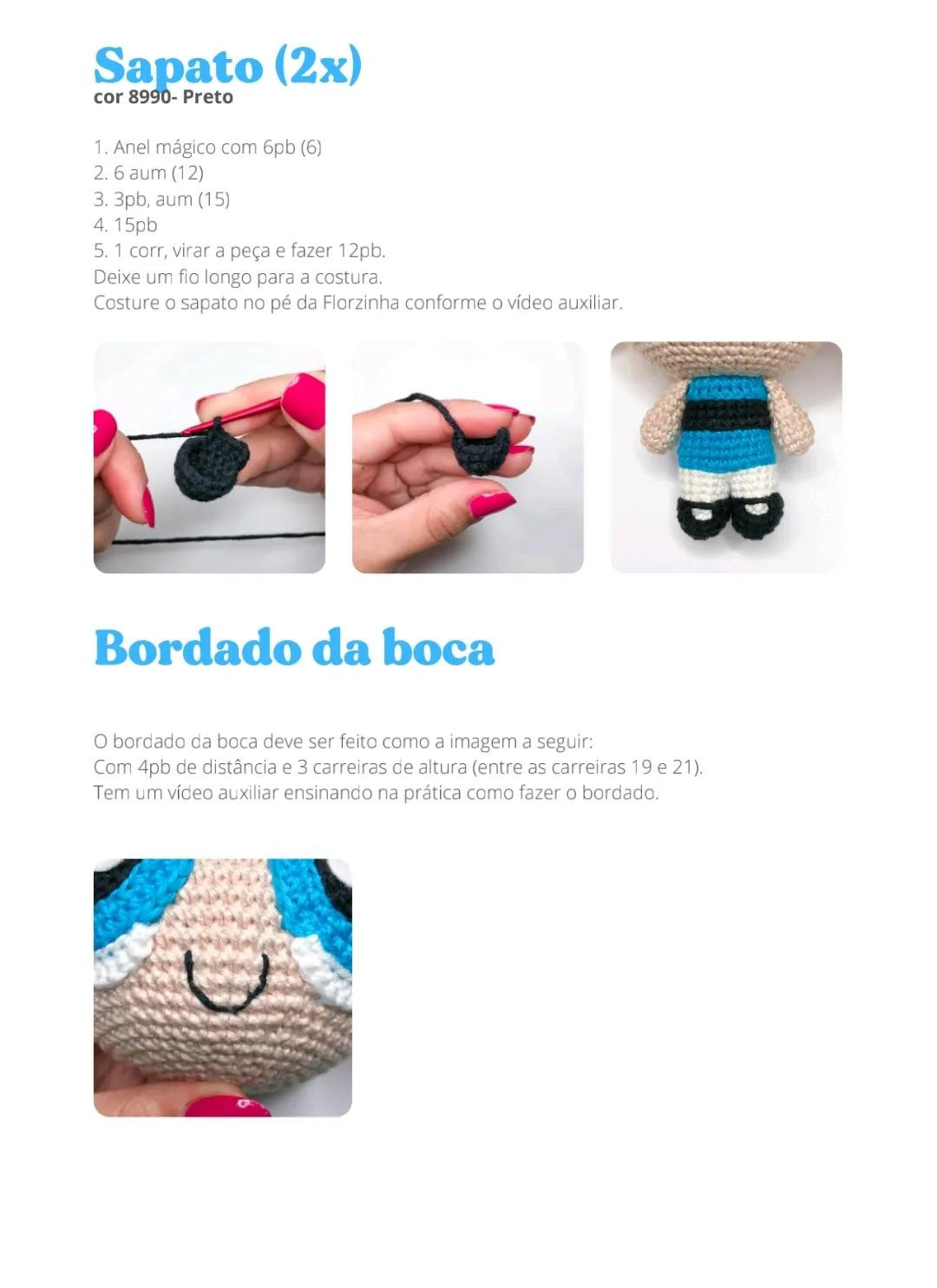 Tutorial Crochet Búp bê Chica Poderosa - Hướng dẫn chi tiết