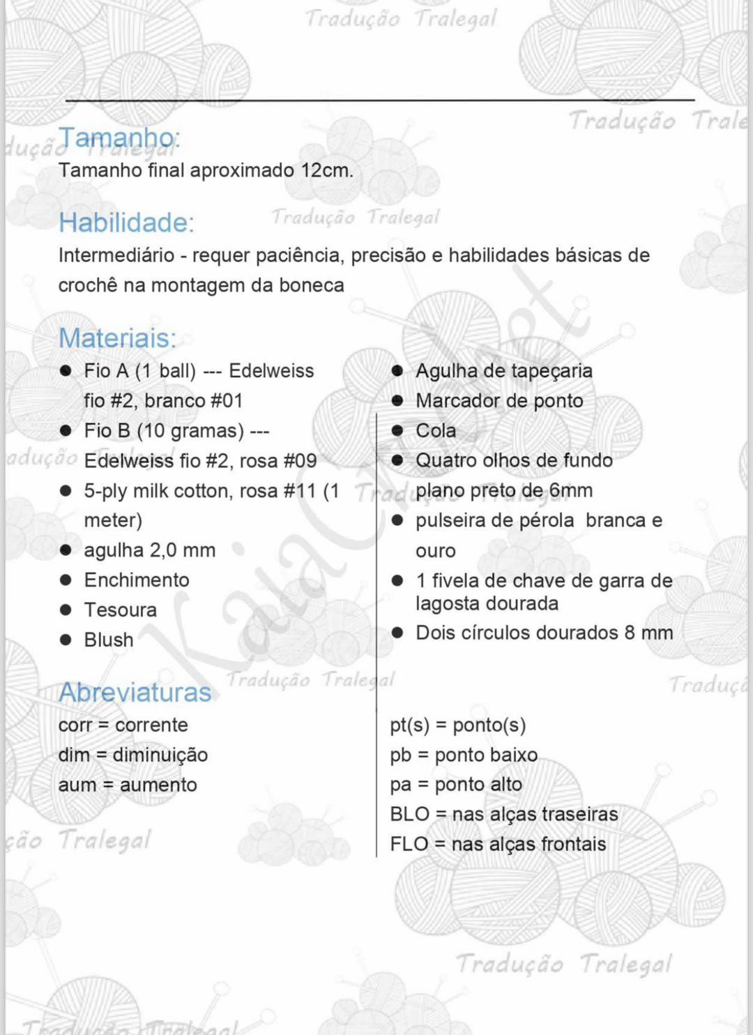 Tutorial Crochet Coelhinho Chaveiro Branco e Rosa com Gola