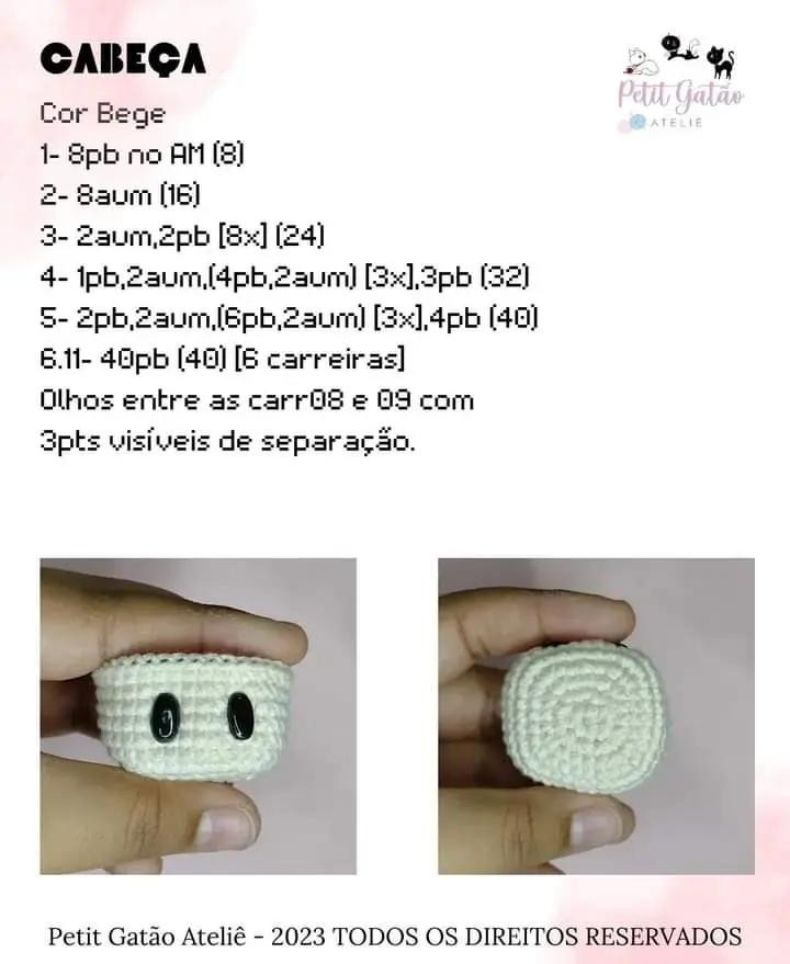 Tutorial Crochet Cogumelo Mario e Luigi Chaveiro - Receita Gratuita