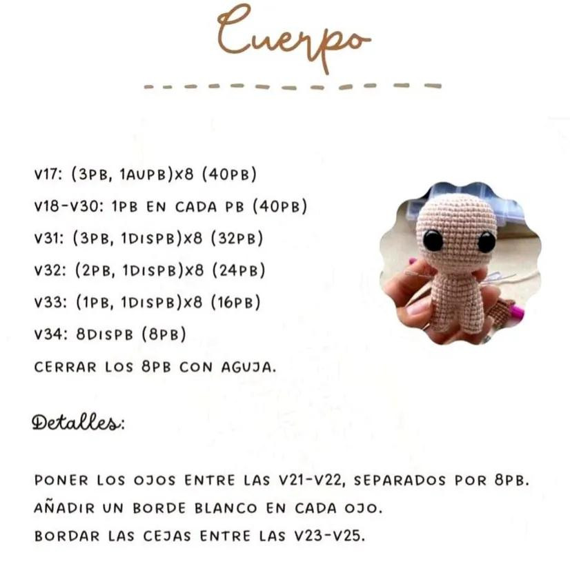 Tutorial Crochet Dobby Harry Potter Pattern in Spanish