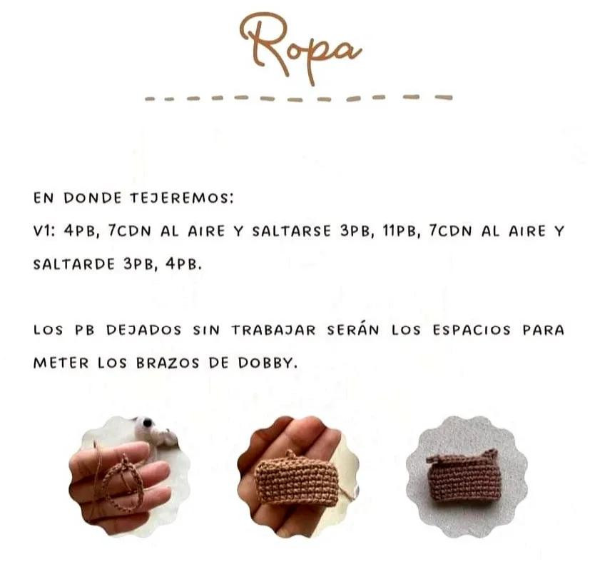 Tutorial Crochet Dobby Harry Potter Pattern in Spanish