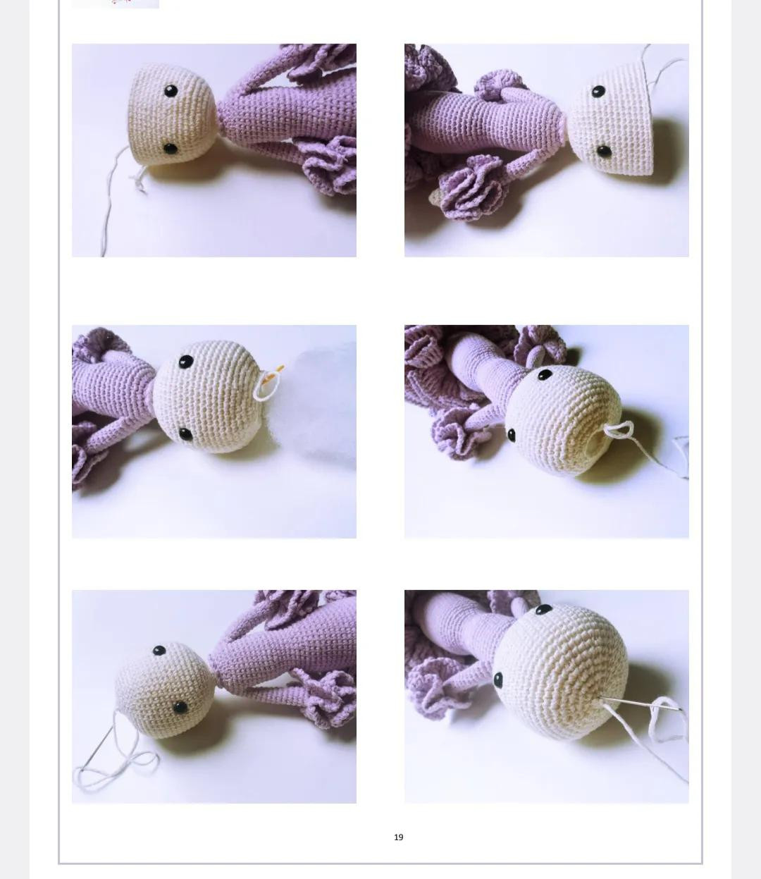 Tutorial Crochet Doll Lola: Red and Purple Spanish Flapper Style