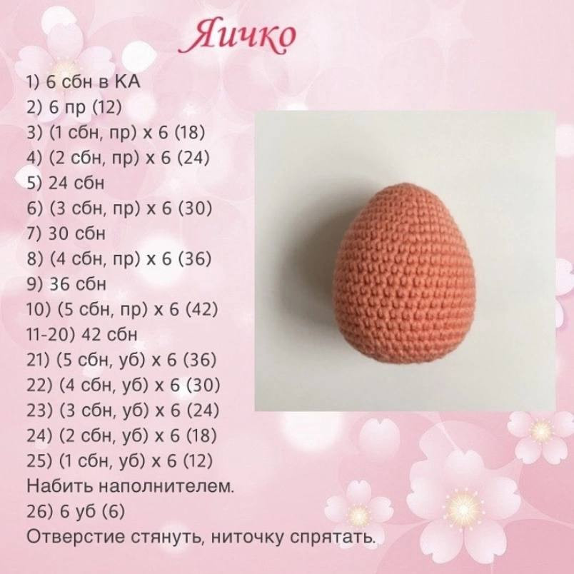 Тutorial Crochet Easter Bunny Eggs with Basket