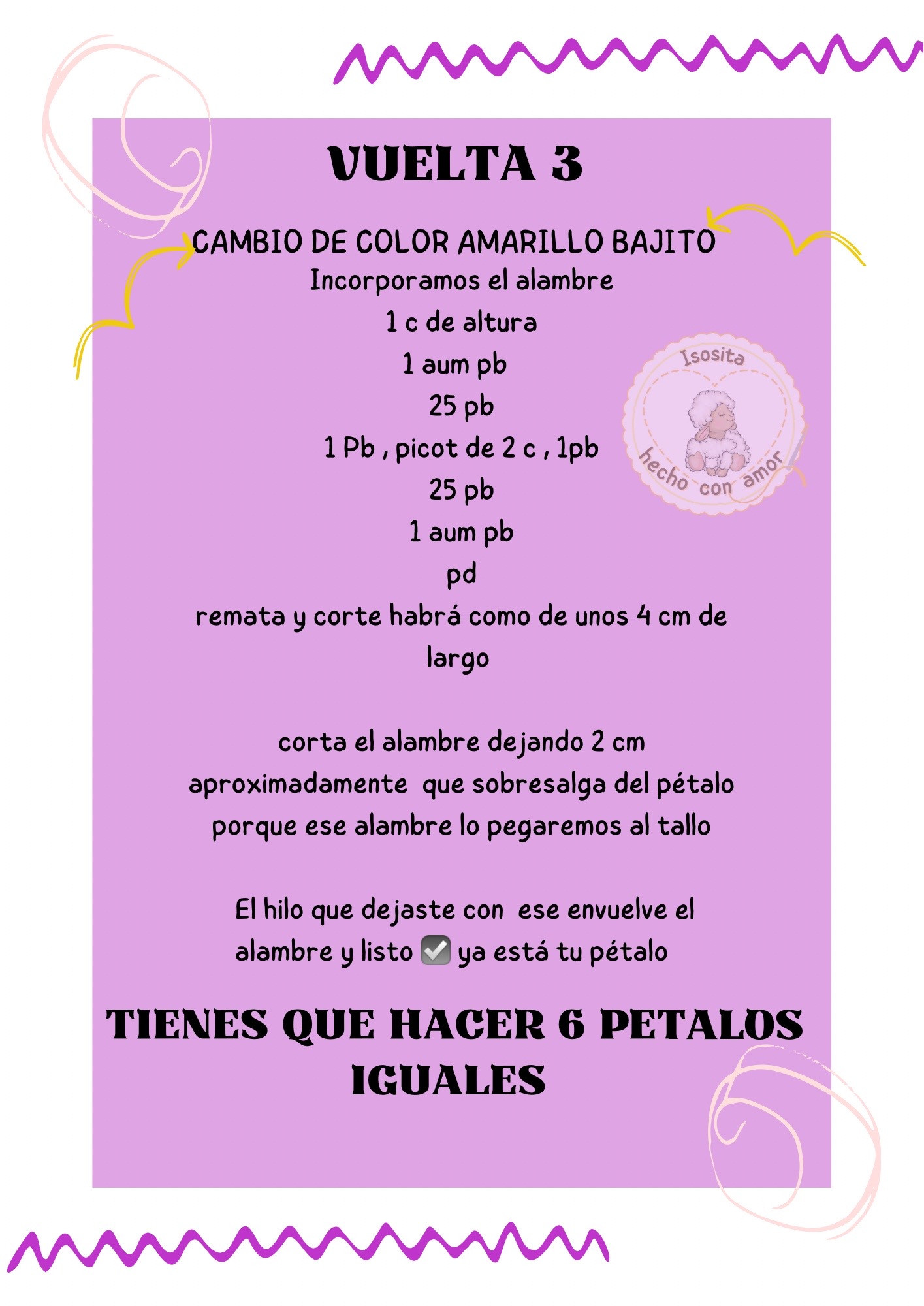 Tutorial Crochet Flor de Rapunzel con Luz y Lagartija