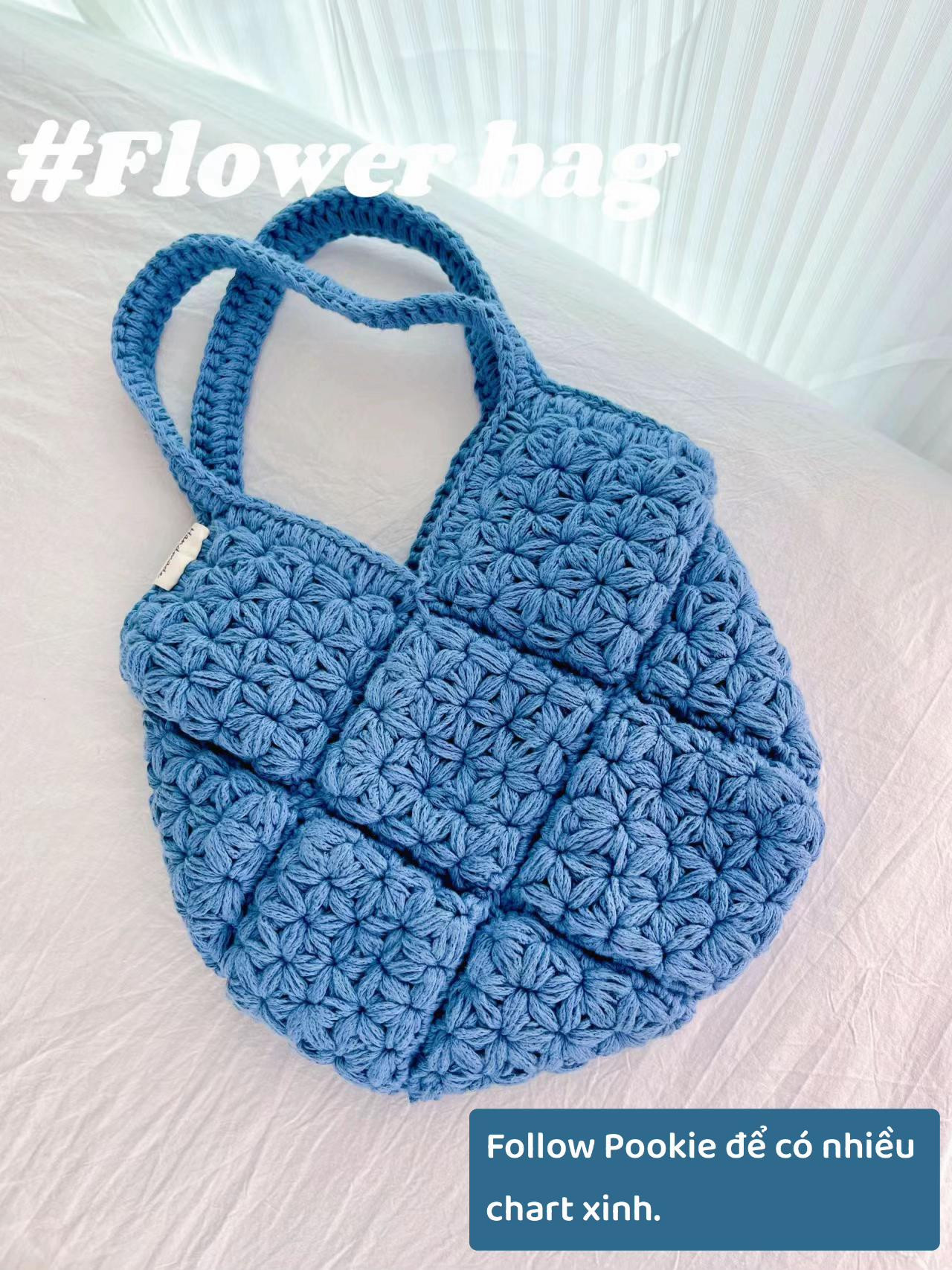Tutorial Crochet Flower Bag Pattern