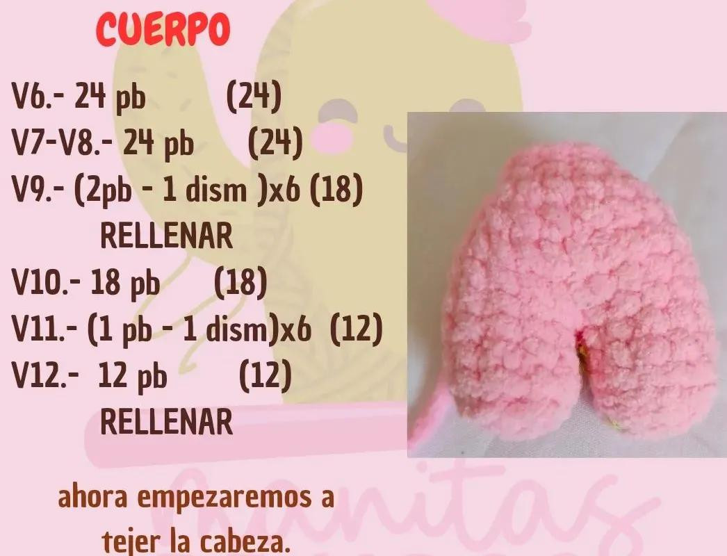 Tutorial Crochet Llavero Gato Rosa con Corazón
