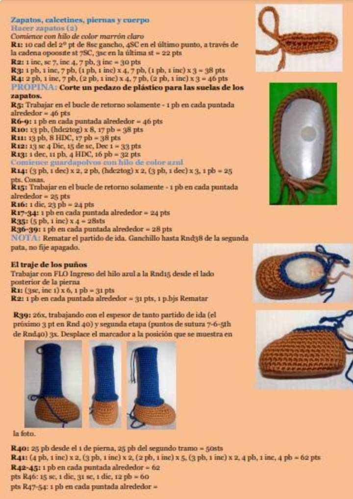 Tutorial crochet paso a paso para hacer amigurumi de Mario Bros, patrón completo con instrucciones en español