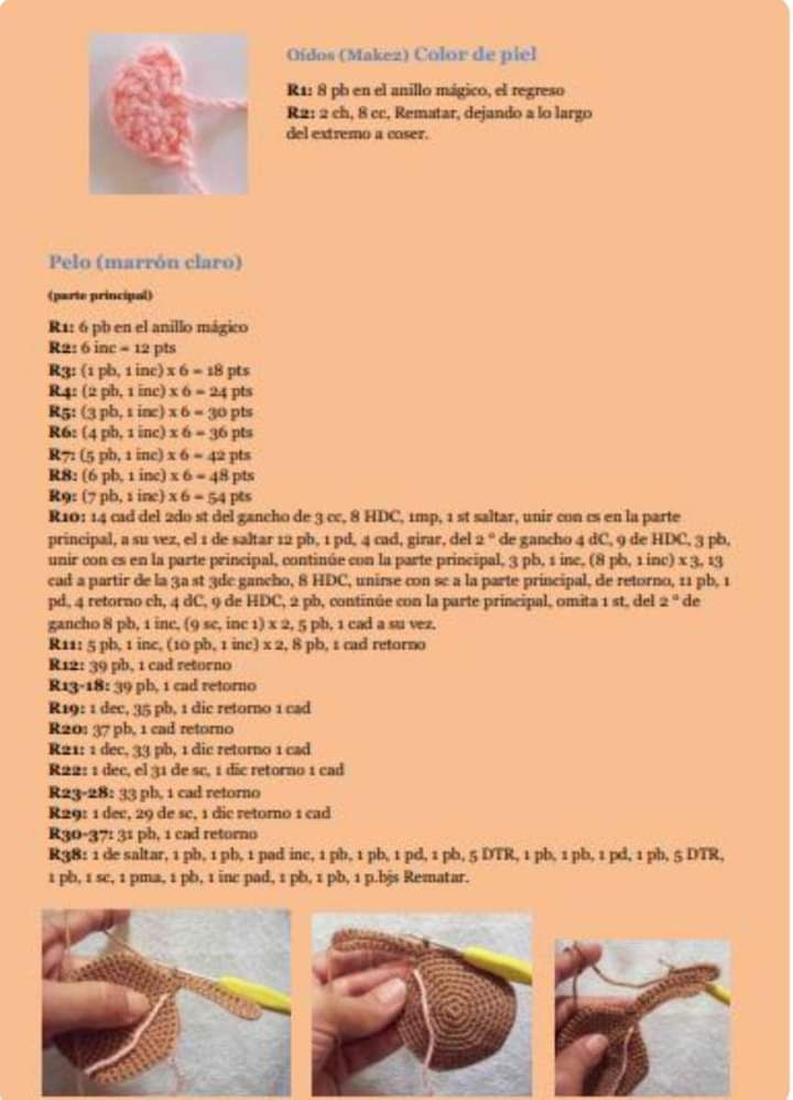 Tutorial crochet paso a paso para hacer amigurumi de Mario Bros, patrón completo con instrucciones en español