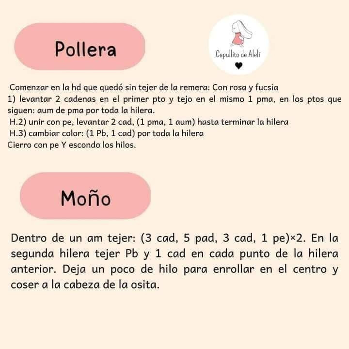 Tutorial crochet pattern for couple teddy bears