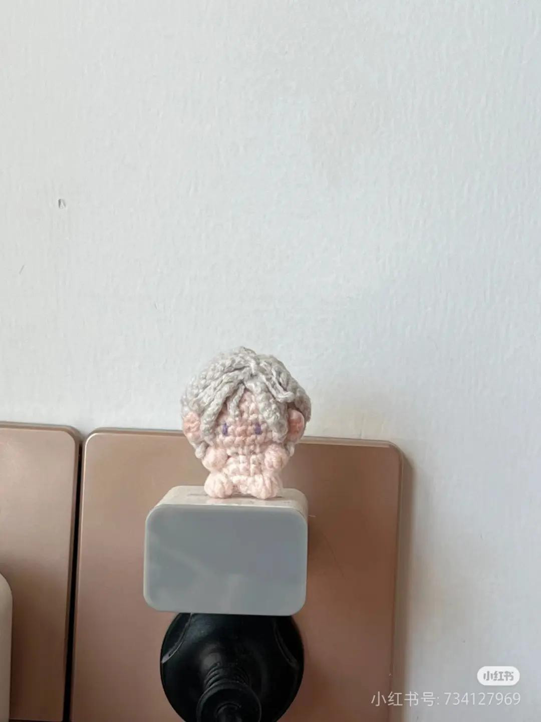 Tutorial: Crocheting Cute Amigurumi Doll with Silver Hair and Pink Body