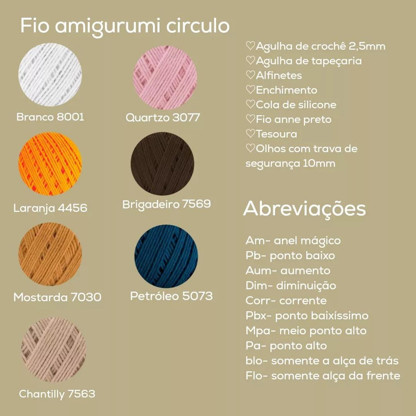 Tutorial Gratuito de Amigurumi Merida - Receita Completa com Fios e Passo a Passo