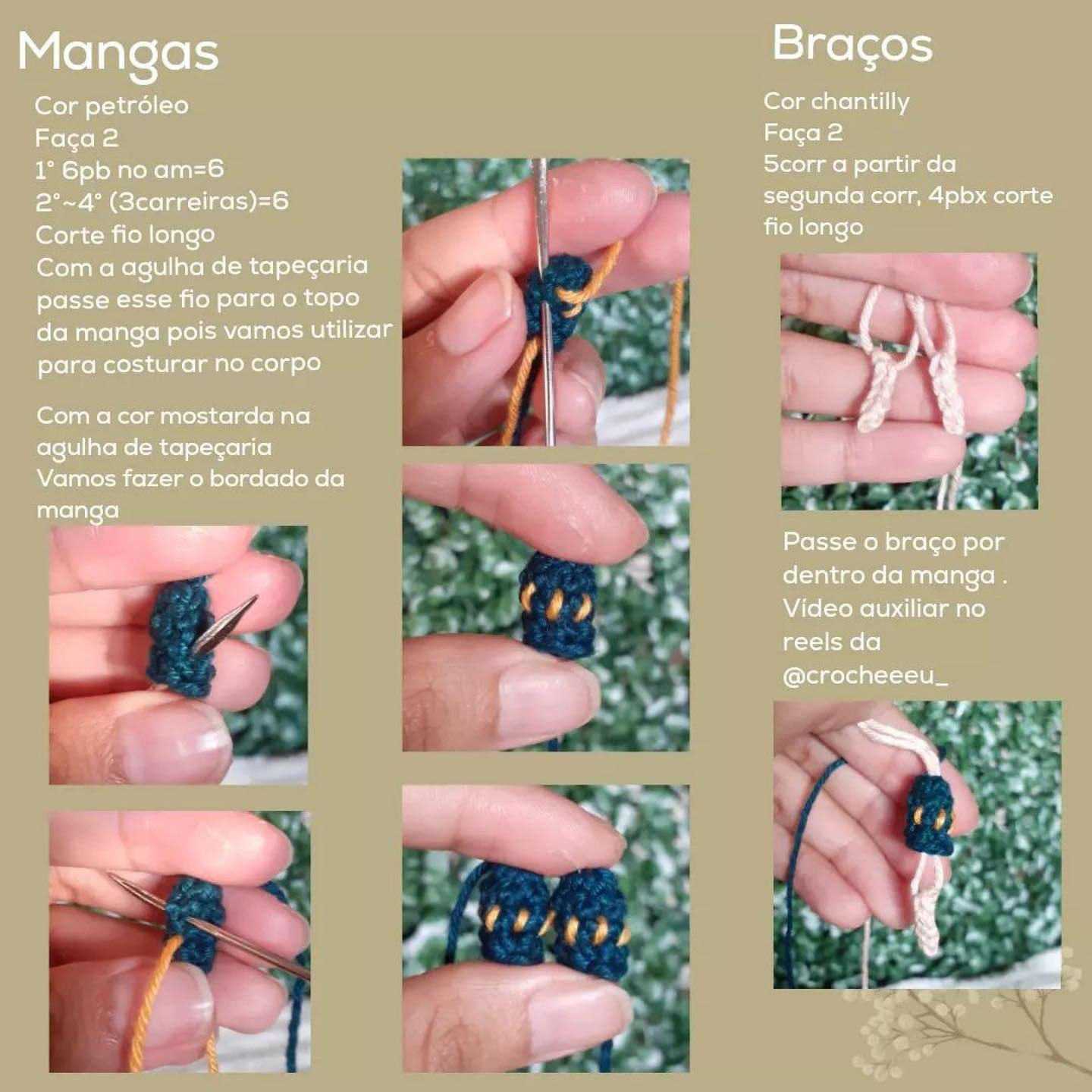 Tutorial Gratuito de Amigurumi Merida - Receita Completa com Fios e Passo a Passo